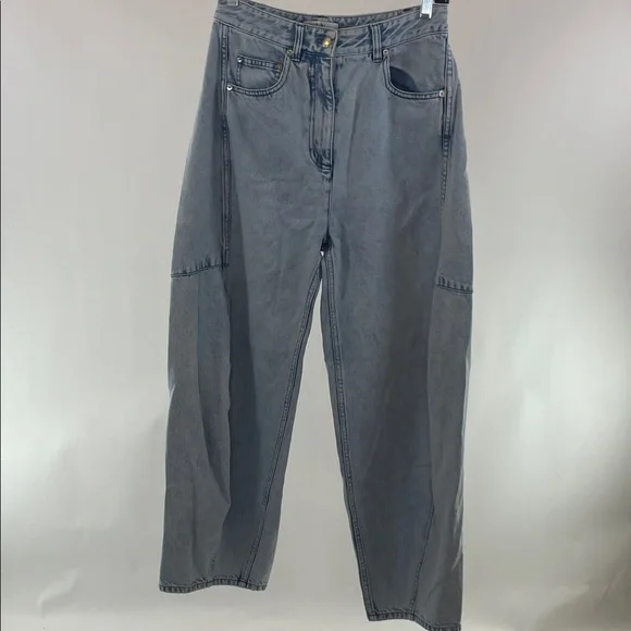 Tibi Light Blue Flare & Wide Leg Jeans - Picture 10 of 13